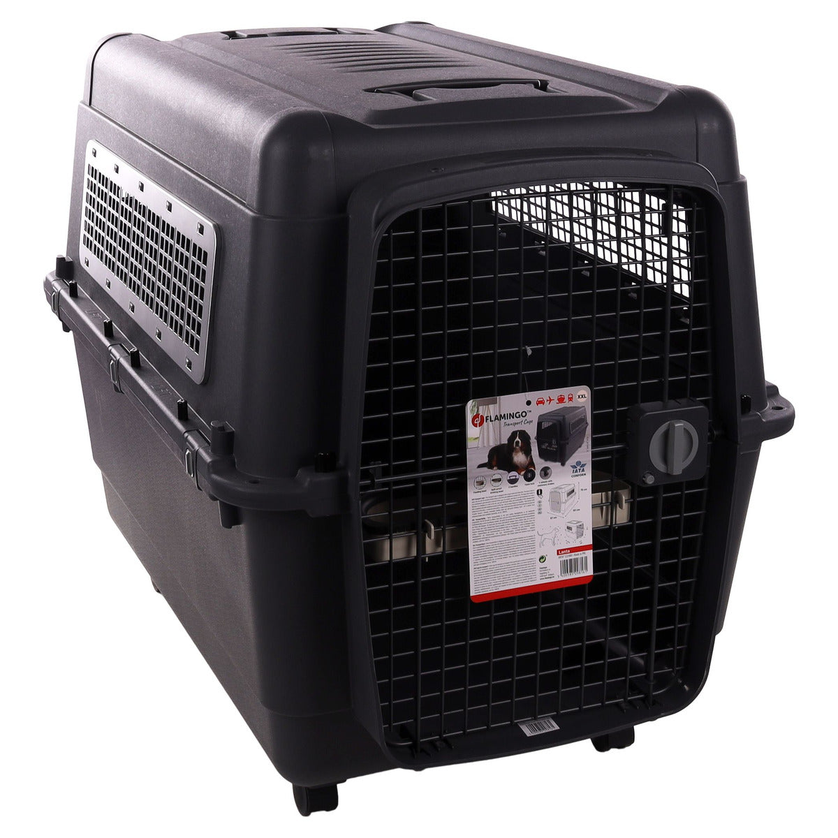FLAMINGO Transportkäfig Lanta für Hunde