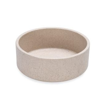 DESIGNED BY LOTTE Hundenapf Noor beige aus Bambus