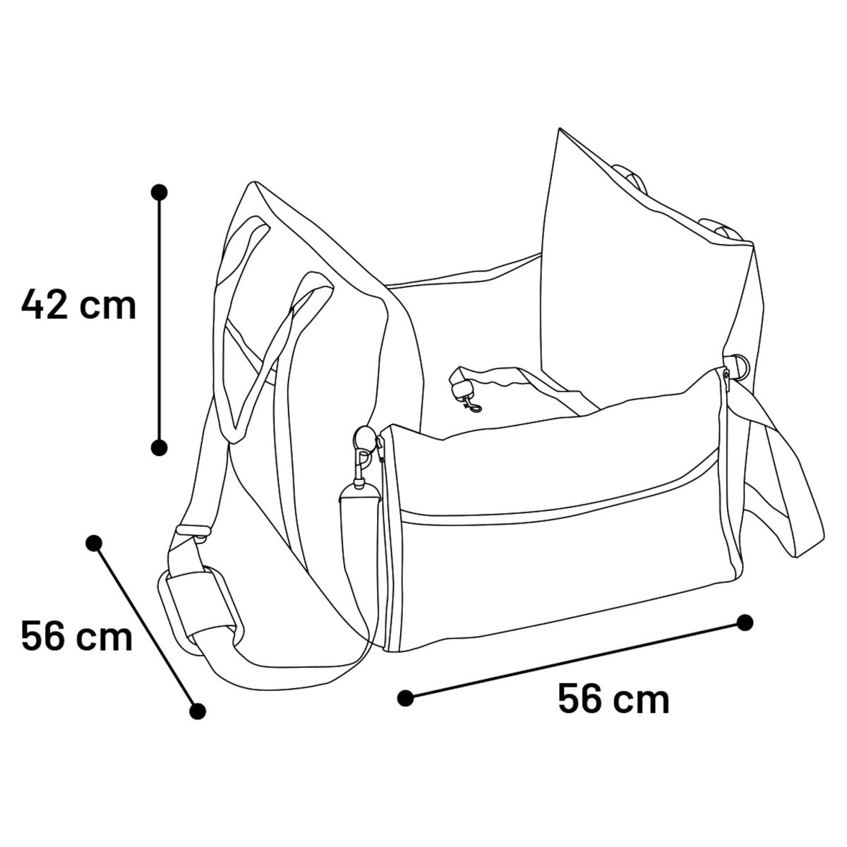 FLAMINGO Autositz Bobba grau