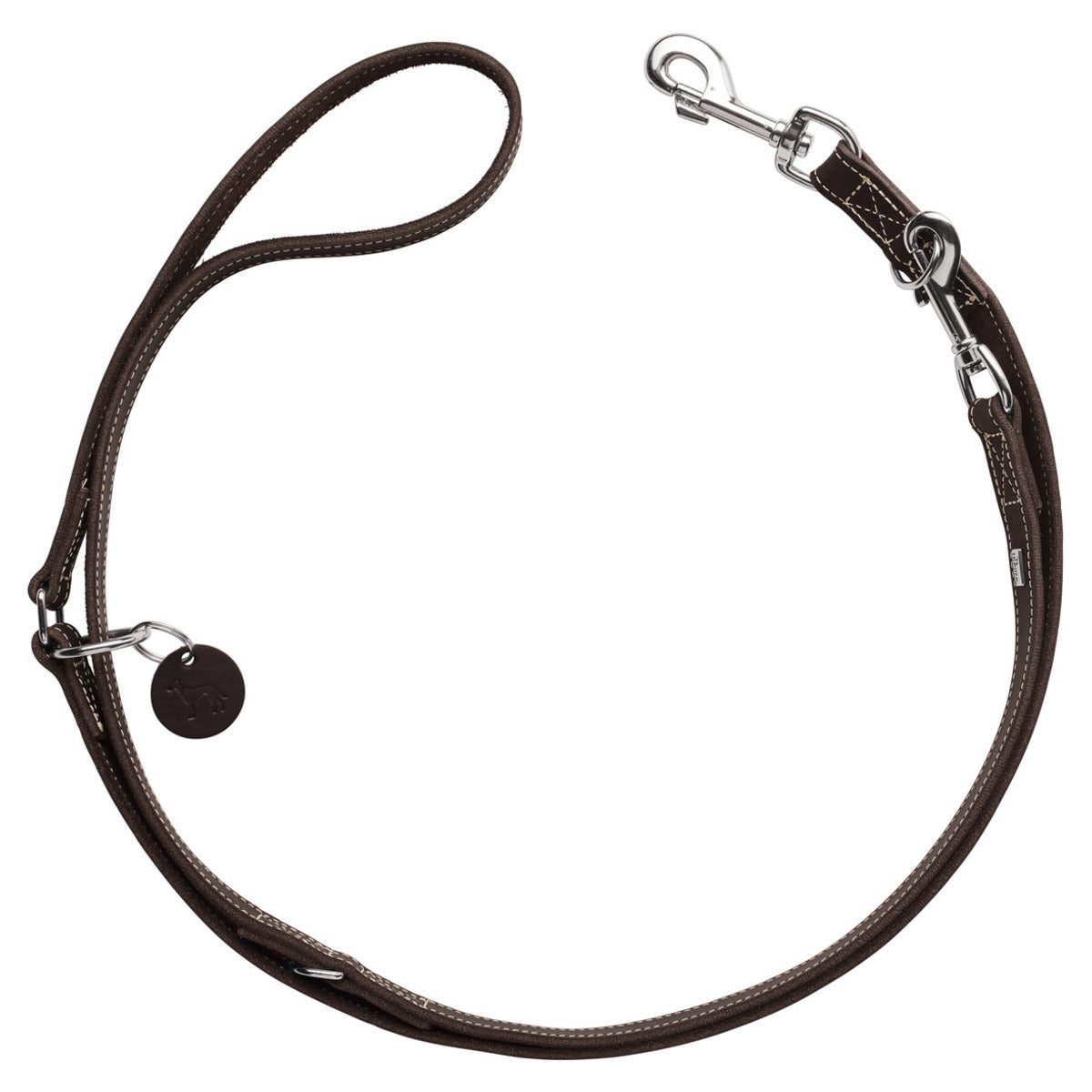 HUNTER Verstellbare Führleine Aalborg mit Ziernaht