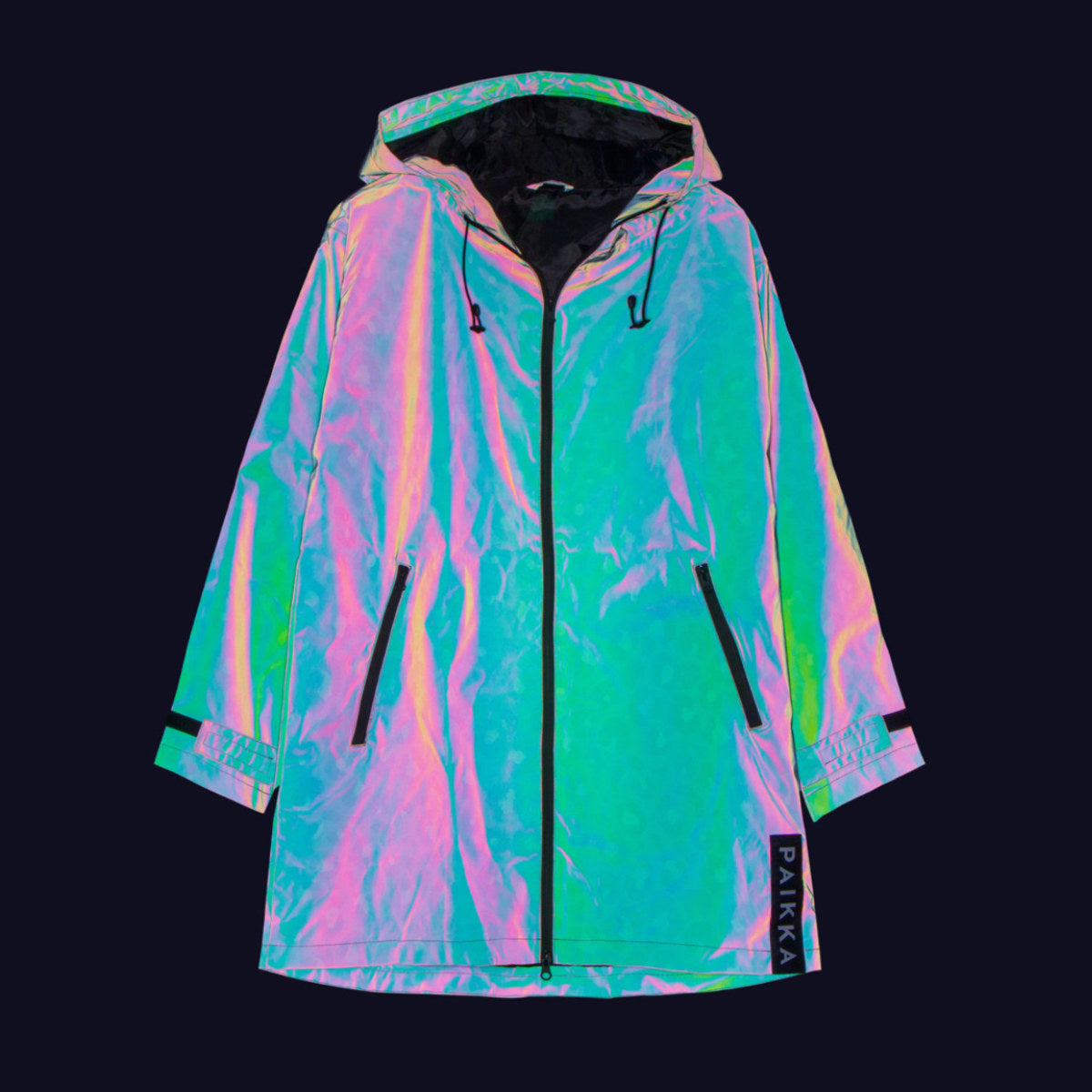 PAIKKA Regenmantel für Zweibeiner reflektierend Damen 