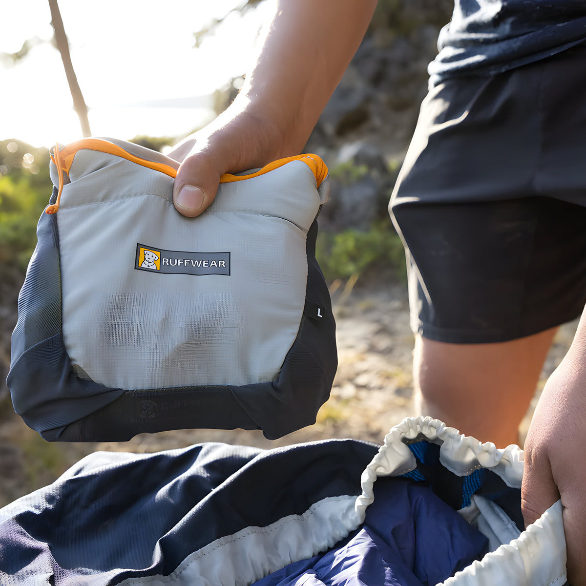 RUFFWEAR Notfallausrüstung BackTrak Dog Evacuation Kit Cloudburst